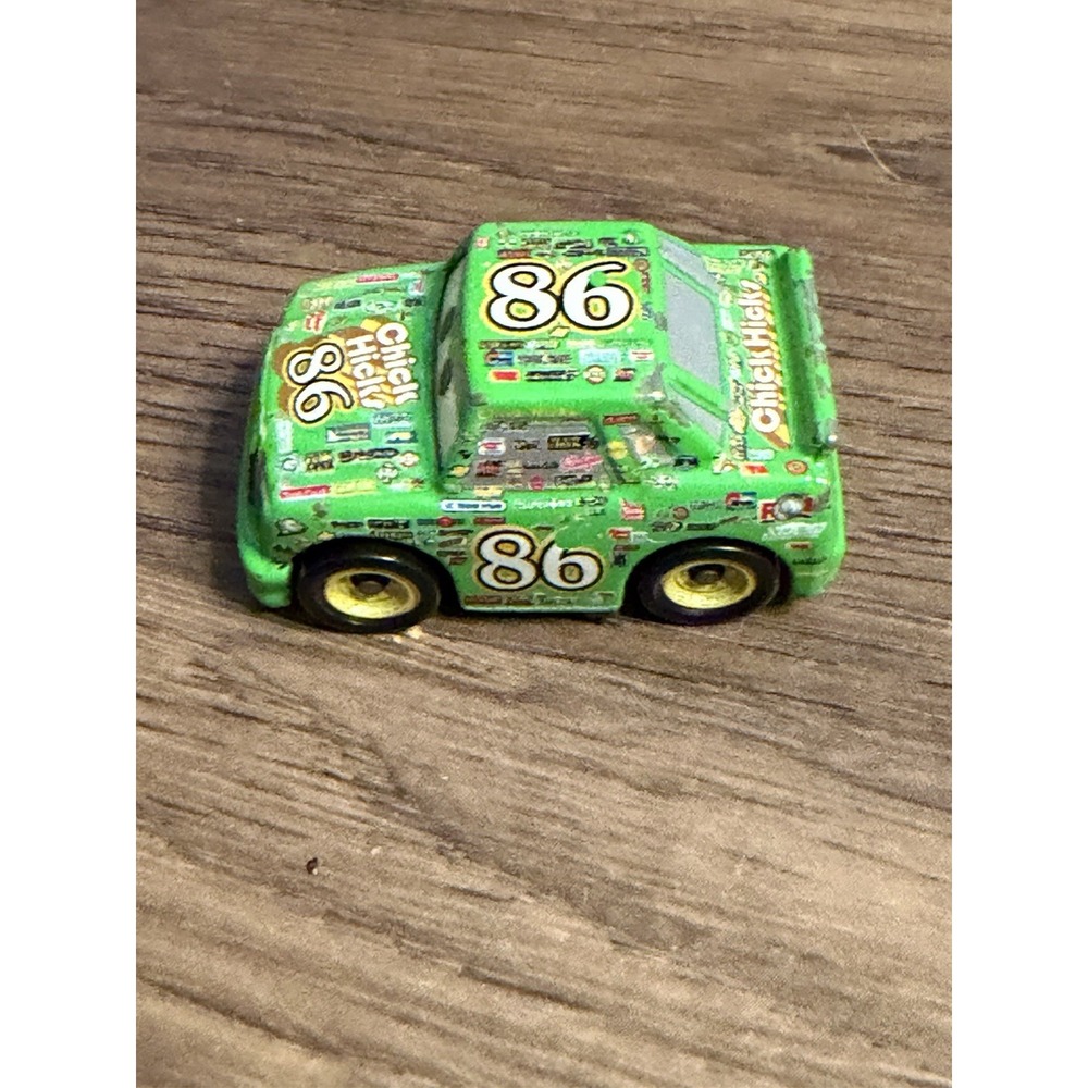 2022 DISNEY PIXAR CARS MINI RACERS CHICK HICKS 86 GREEN DIECAST 1 1/2" RACE CAR